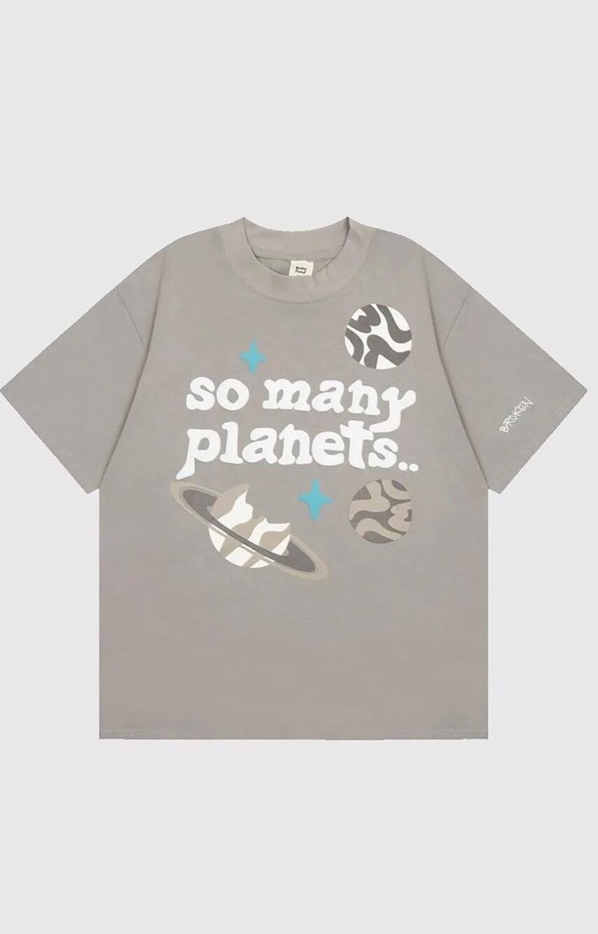 Broken Planet So Many Planets T Shirt Gray Men’s XL Urban Outfitters